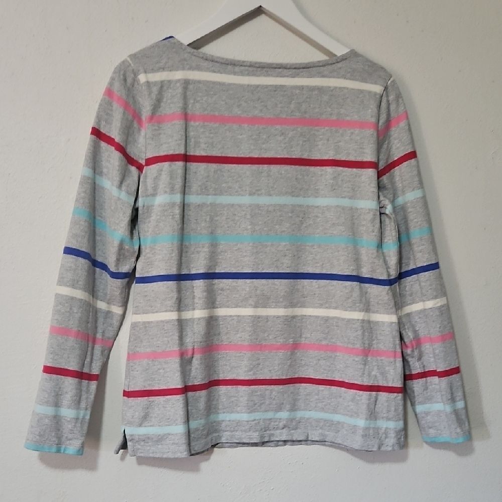 Talbots Multicolor Striped Top M - Picture 6 of 6
